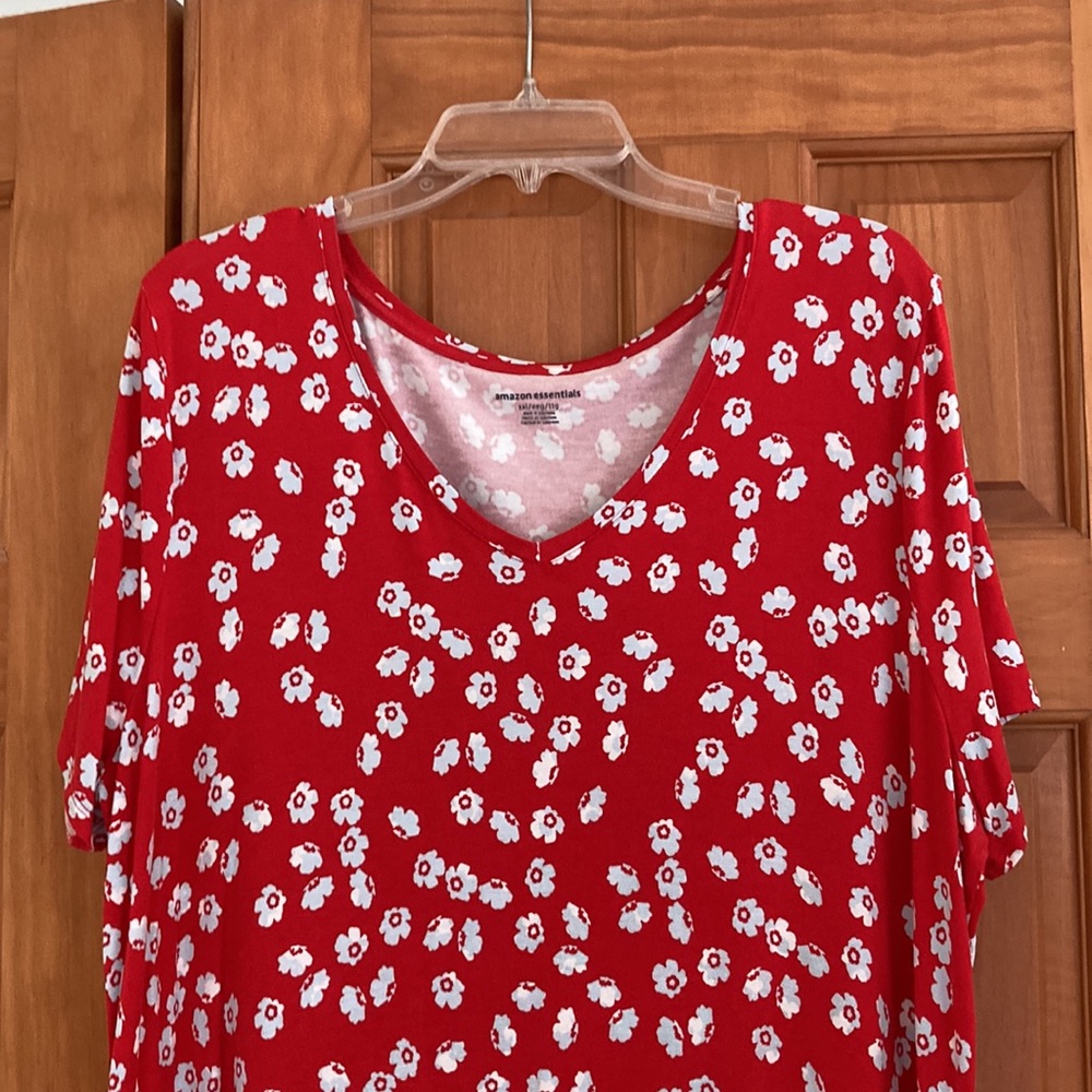 Flirty Red Flowered Dress